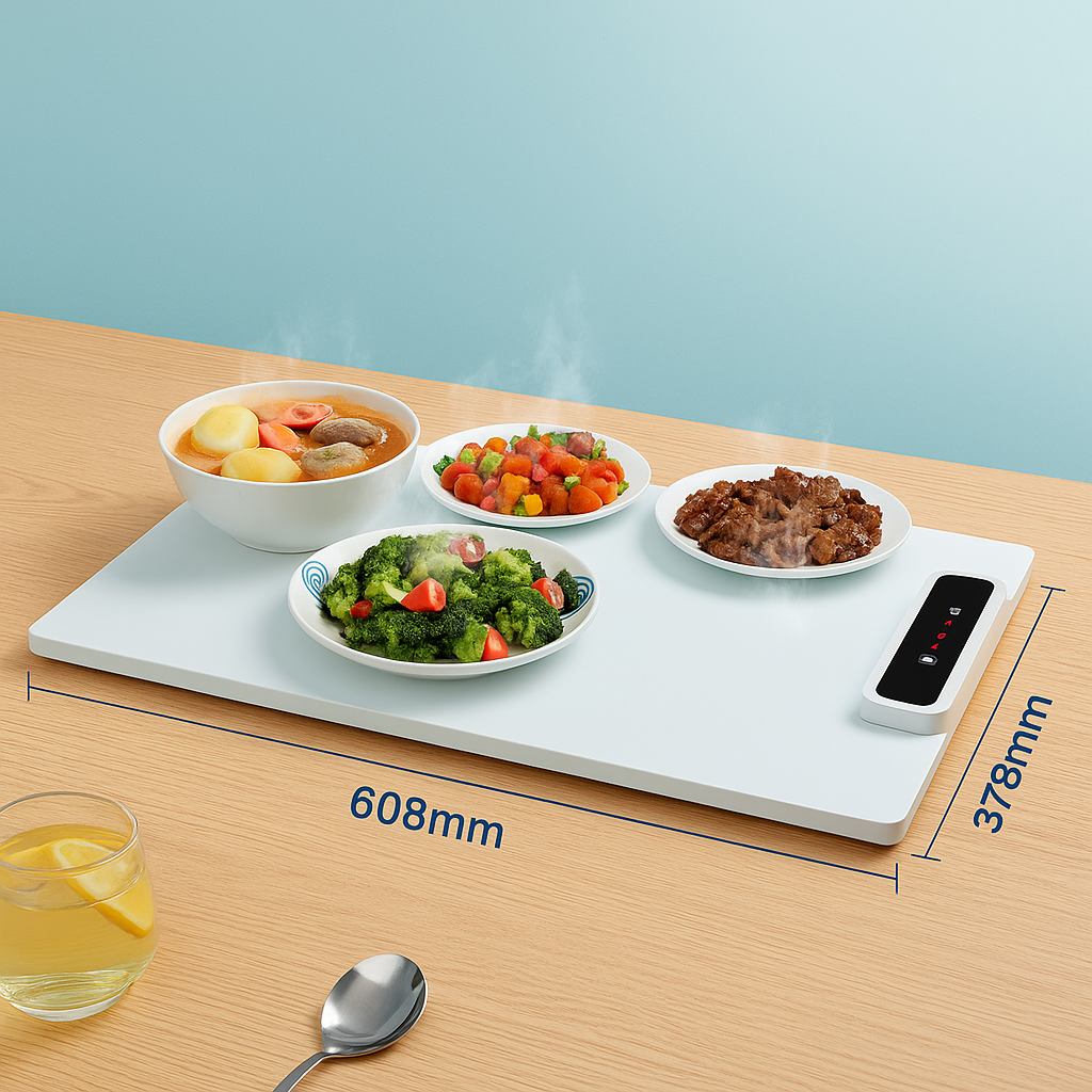 Smart Electric Food Warming Tray with Adjustable Temperature